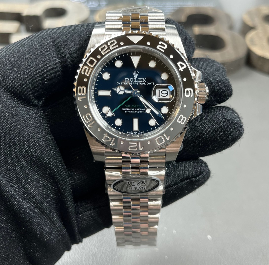 SUPERCLON  GMT MASTER II 126710 BRUCE WAYNE BLACK AND GREY