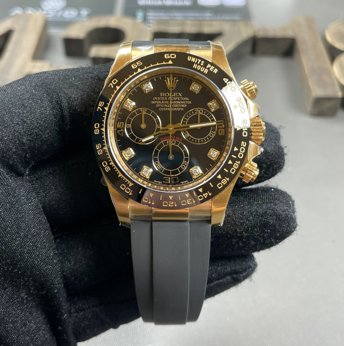 SUPERCLON Daytona 126518 Esfera de diamantes YG 