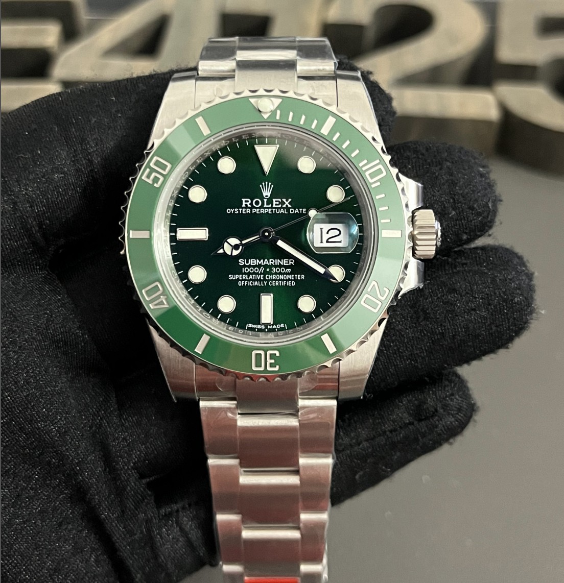 SUPERCLON Submariner 116610LV Green 40mm( hulk )